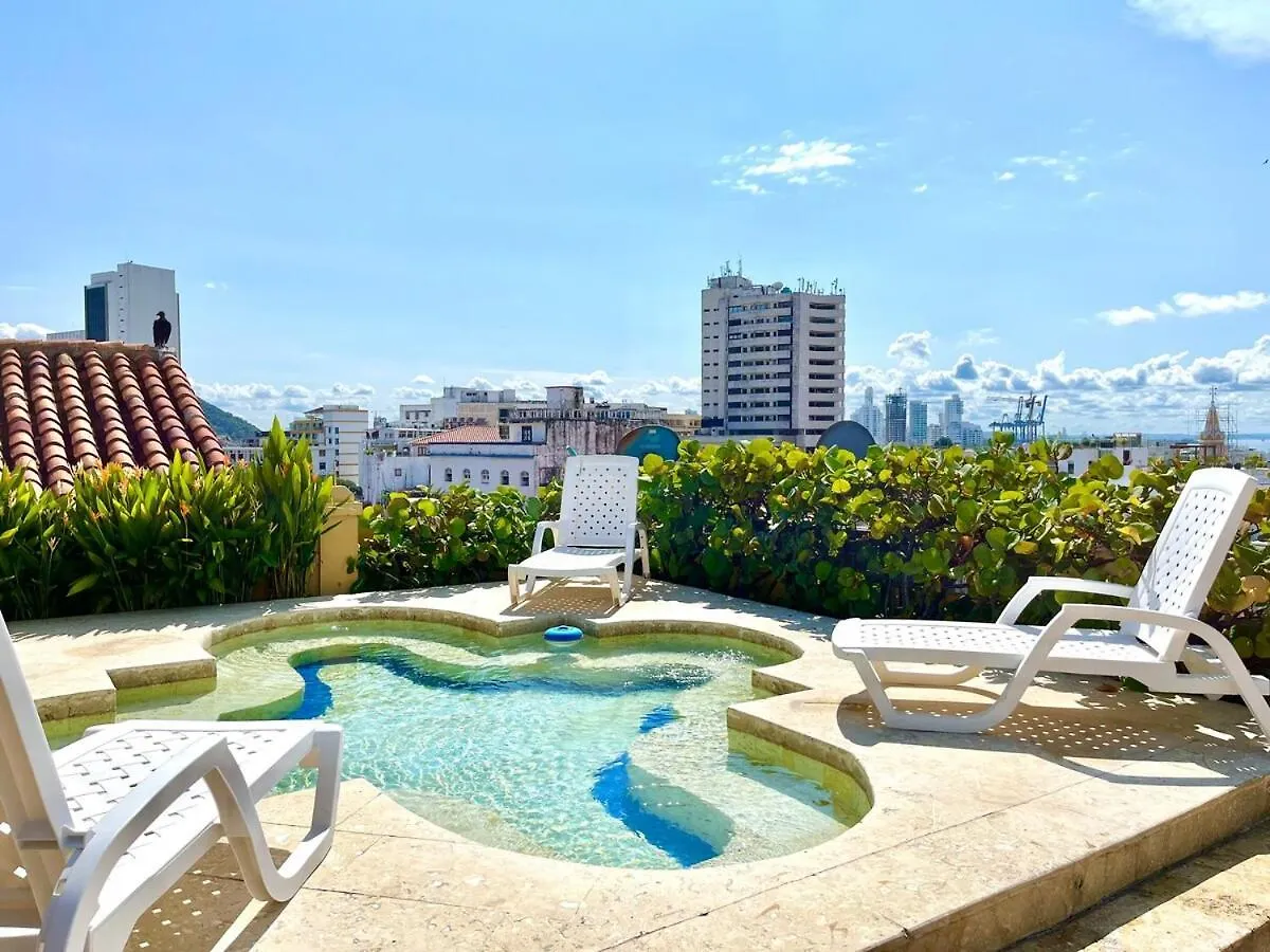 Walled City 2 Private Patios, Rooftop With Pool Cartagena